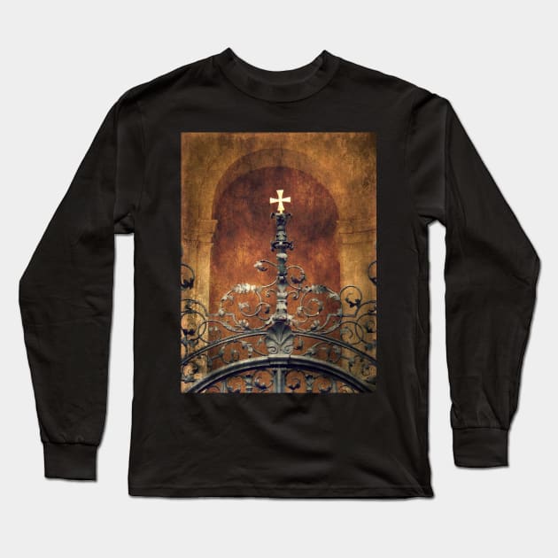 Maltese Cross Long Sleeve T-Shirt by AlexaZari